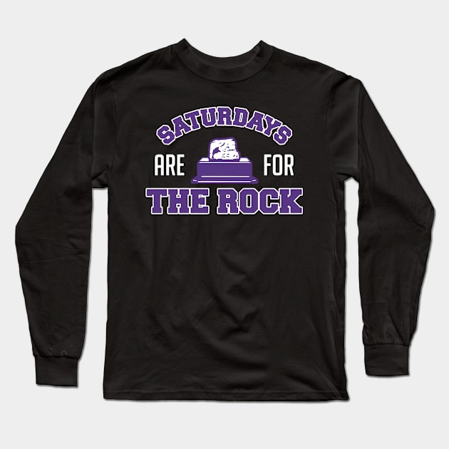 Saturdays are for the Rock Long Sleeve T-Shirt by Fomah